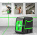 Hilda 2 Line Laser Level Self Leveling Green Beam