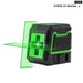 Hilda 2 Line Laser Level Self Leveling Green Beam