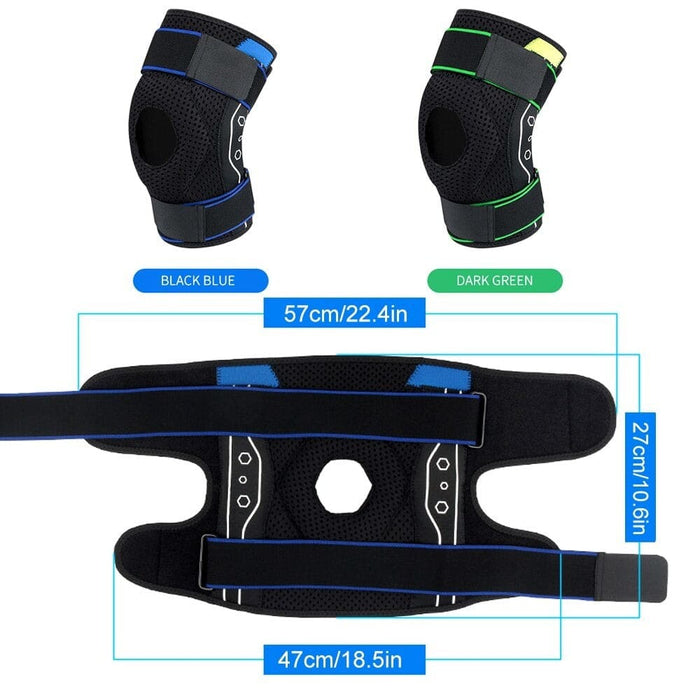 Hinged Knee Support Brace with Side Stabilizer & Eva Pads