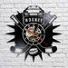 Hockey Man Cave Clock Watch Club Team Logo Sticks