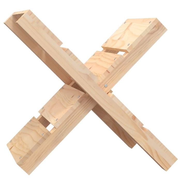 Log Holder 47x39.5x48 Cm Solid Wood Pine Nxxaai