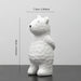 Home Decor Ceramic Bear Figurines for Interior Modern