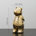 Home Decor Ceramic Bear Figurines for Interior Modern