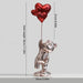 Home Decor Love Bear Figurine Modern Resin Animal Figurines