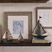 Home Decor Retro Sailboat Model Figurines for Living Room