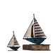 Home Decor Retro Sailboat Model Figurines for Living Room