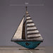 Home Decor Retro Sailboat Model Figurines for Living Room