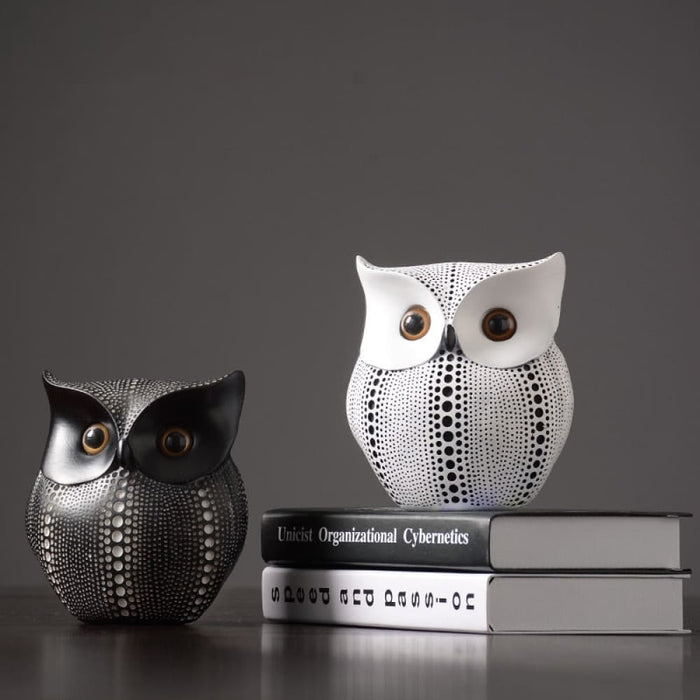 Home Decorations Owl Resin Statue Style Figurines