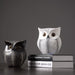 Home Decorations Owl Resin Statue Style Figurines For