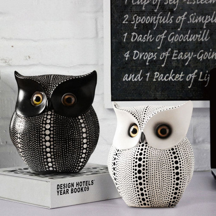 Home Decorations Owl Resin Statue Style Figurines