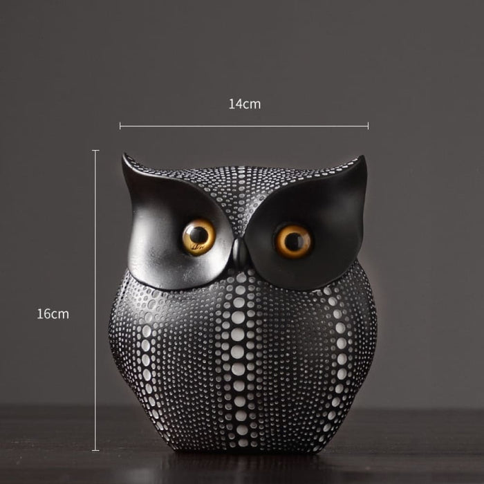 Home Decorations Owl Resin Statue Style Figurines