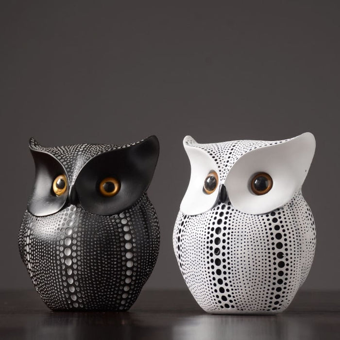 Home Decorations Owl Resin Statue Style Figurines