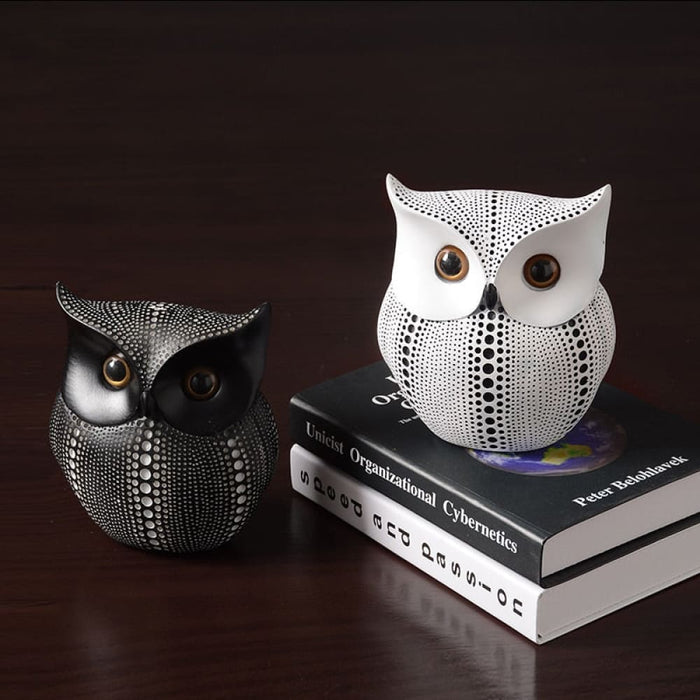 Home Decorations Owl Resin Statue Style Figurines