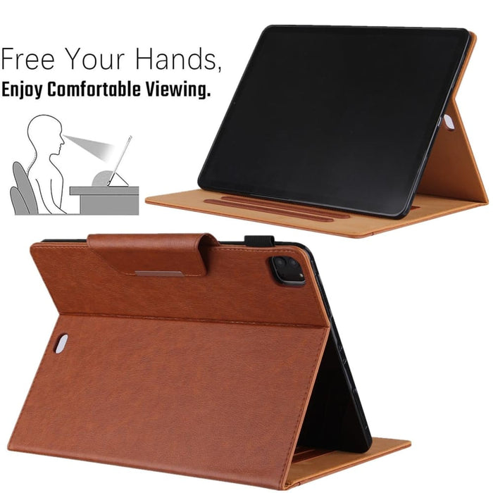 Horizontal Flip Leather Tablet Case With Holder Card Slot