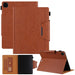 Horizontal Flip Leather Tablet Case With Holder Card Slot