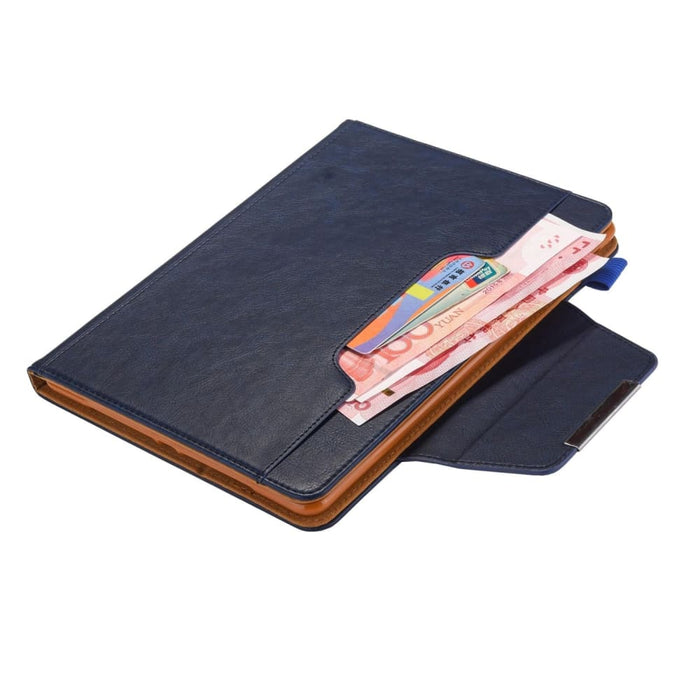 Horizontal Flip Leather Tablet Case With Holder Card Slot