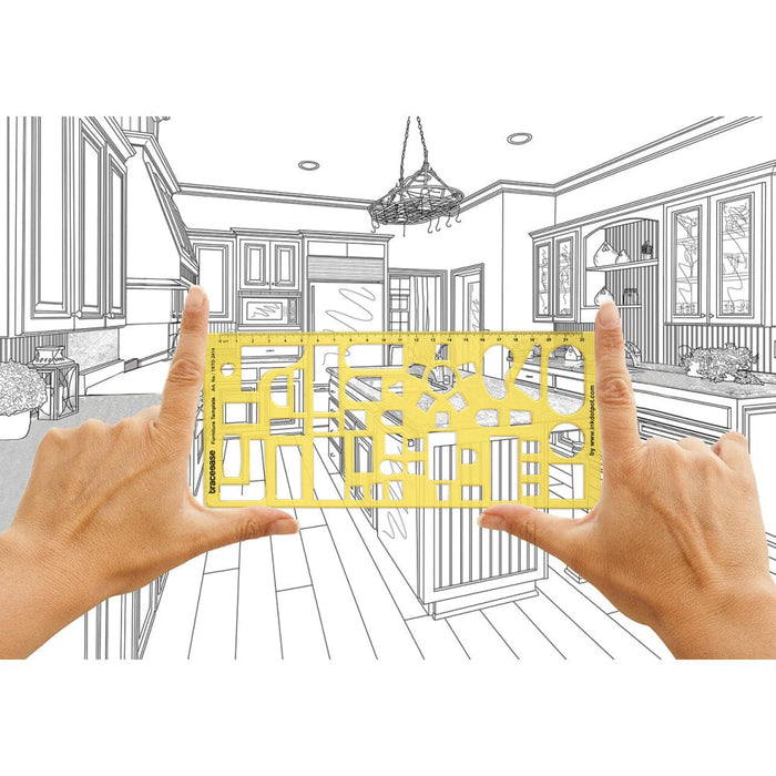 House Interior Floor Plan Design and Furniture Templates