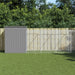 Dog House With Run Light Grey 165x1271x181 Cm Galvanised