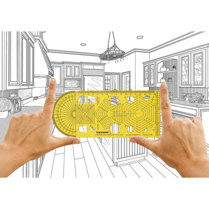House Plan Drafting Ruler Technical Drawing Template