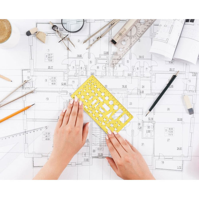 House Plan Interior Design Drafting Ruler Tools Sanitary