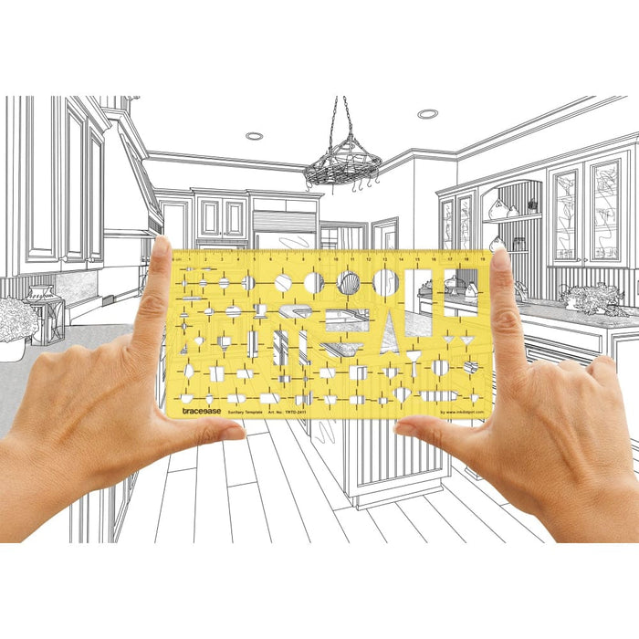 House Plan Interior Design Drafting Ruler Tools Sanitary