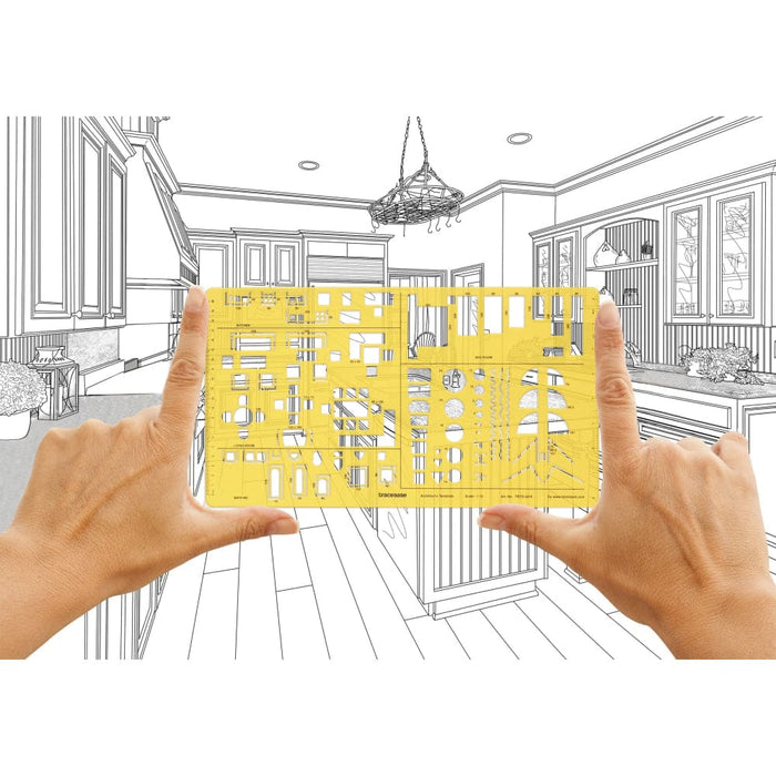 House Plan Interior Design and Furniture Templates Drafting