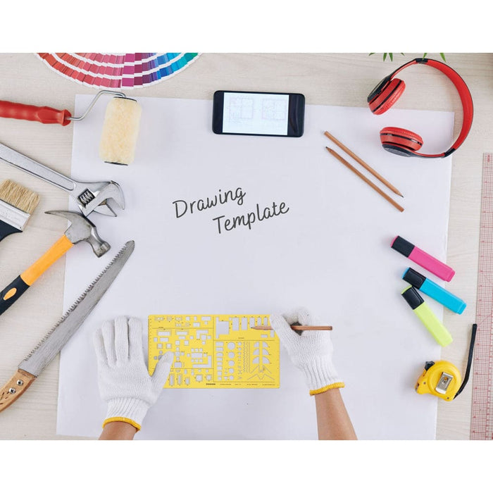 House Plan Interior Design and Furniture Templates Drafting