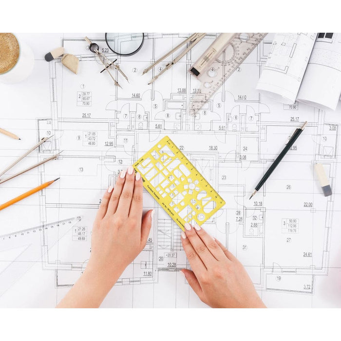 House Plan Interior Floor Design and Furniture Templates