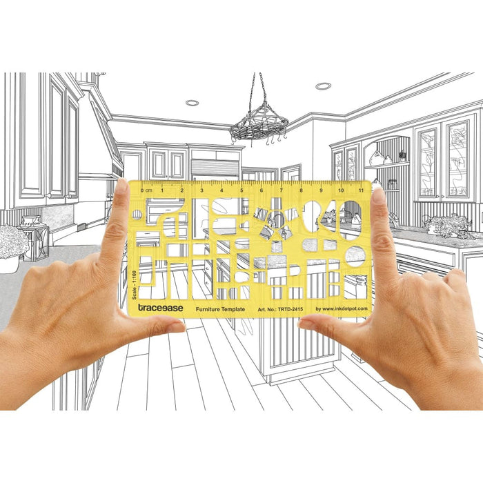 House Plan Interior Floor Design and Furniture Templates