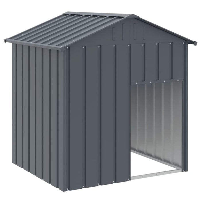 Dog House with Roof Anthracite 117x103x123 Cm Galvanised