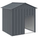 Dog House with Roof Anthracite 117x103x123 Cm Galvanised