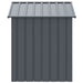 Dog House with Roof Anthracite 117x103x123 Cm Galvanised