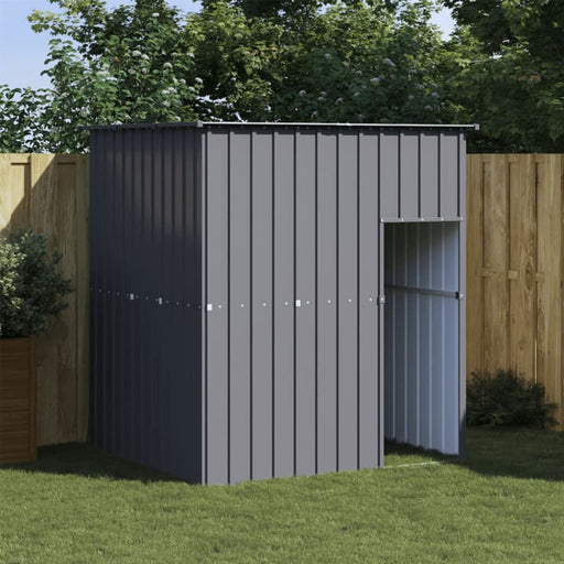 Dog House With Roof Anthracite 165x153x181 Cm Galvanised