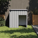 Dog House With Roof Light Grey 110x103x109 Cm Galvanised