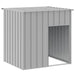 Dog House With Roof Light Grey 110x103x109 Cm Galvanised