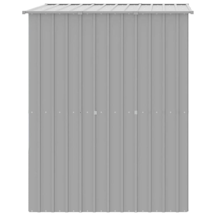 Dog House With Roof Light Grey 165x153x181 Cm Galvanised