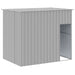 Dog House With Roof Light Grey 214x153x181 Cm Galvanised