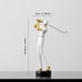 Human Statue Resin Art Golf Sculpture Office Decor Modern