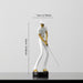 Human Statue Resin Art Golf Sculpture Office Decor Modern