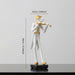 Human Statue Resin Art Golf Sculpture Office Decor Modern