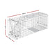 Humane Animal Trap Cage 66 x 23 25cm - Silver
