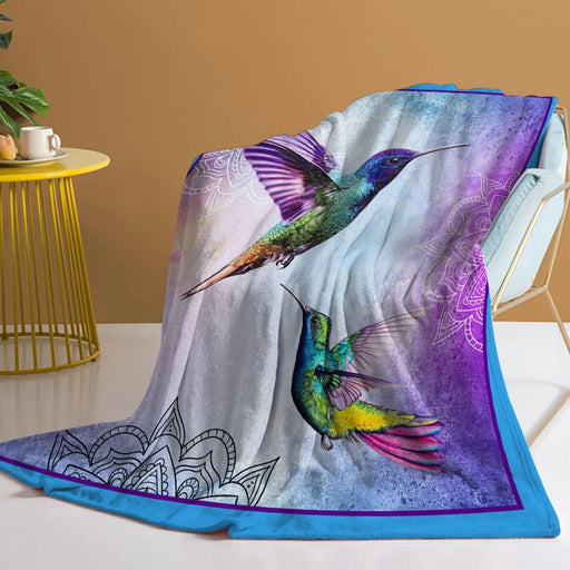 Hummingbird Throw Blanket
