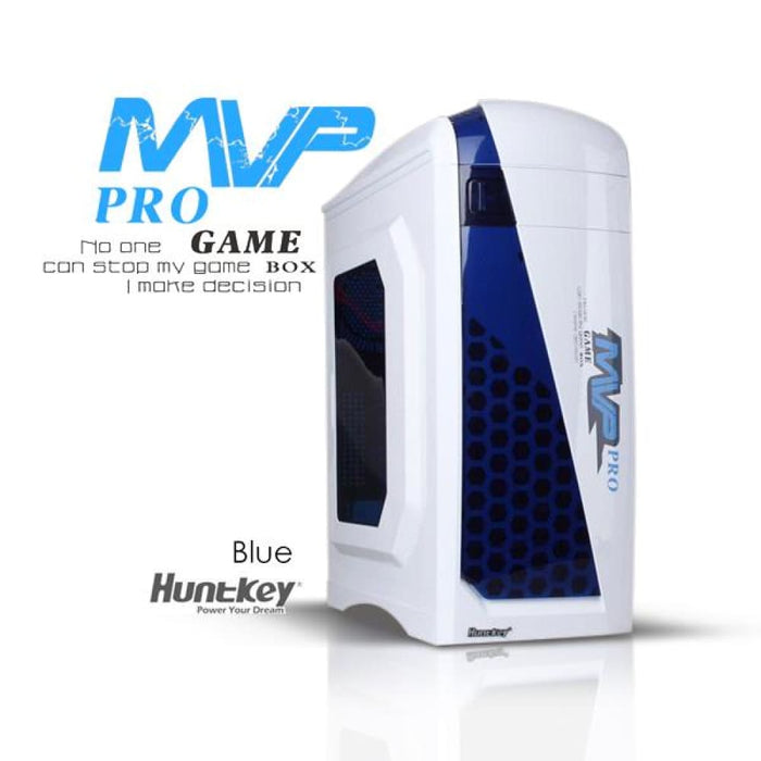 Huntkey Mvp Pro Gaming Computer Chassis - Blue (no Psu
