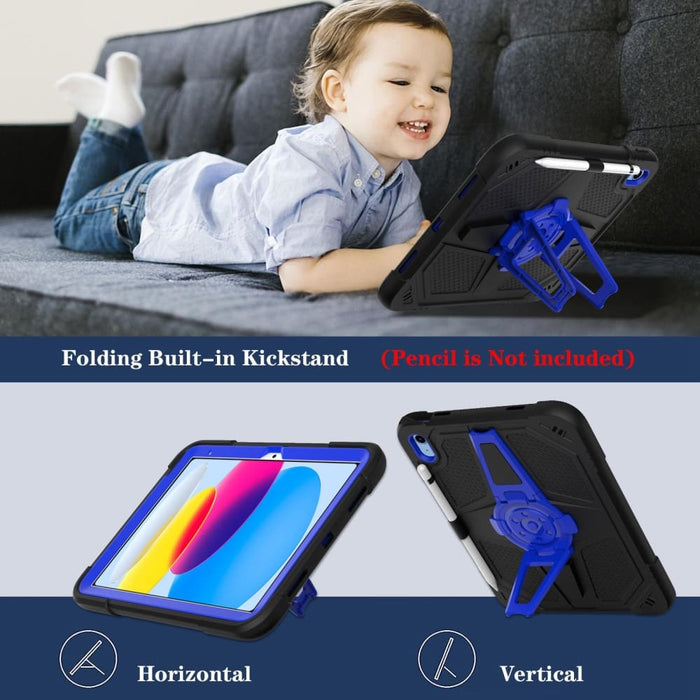 Hybrid Silicone Tablet Case With Shoulder Strap For Ipad