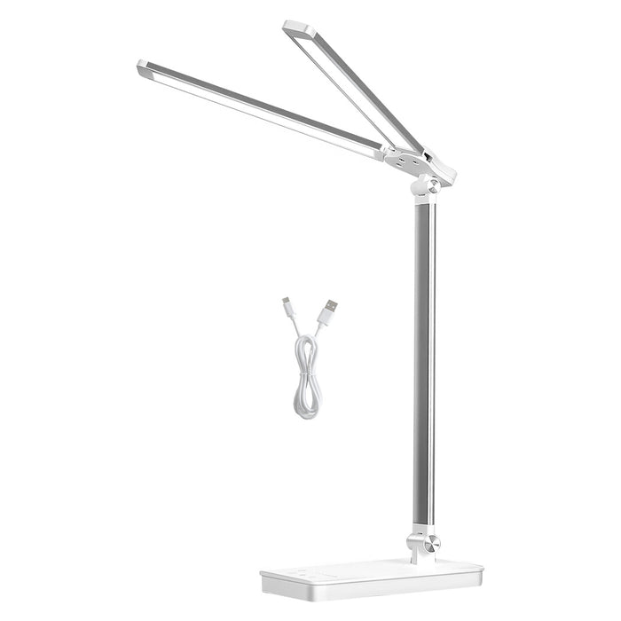 Goslash Picks Double Head Desk Lamp Led Light Eye Caring Usb