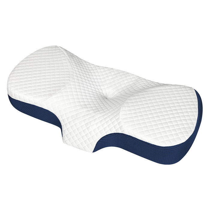 Goslash Picks Memory Foam Pillow Pillowcase Supprt Blue Rebound