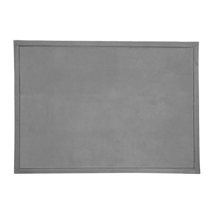 Goslash Picks Coral Velvet Area Rugs Large Mat 150X200Cm Grey