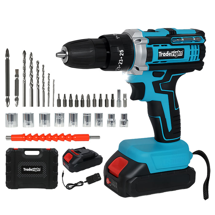 21V Cordless Drill Driver Set 2×2.0Ah Battery