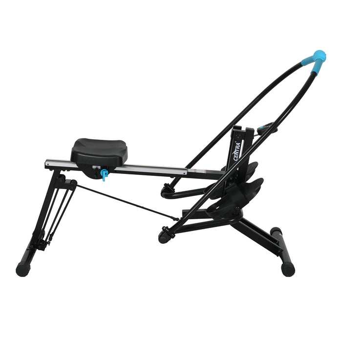 2 In 1 Rowing Machine - Black Blue