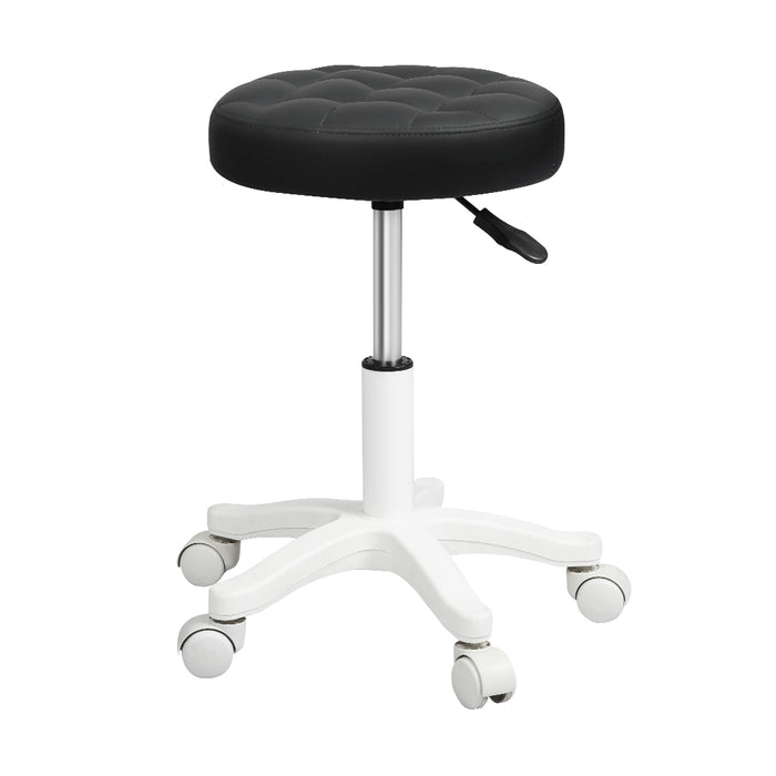 Goslash Picks 2X Rolling Bar Stool Swivel Salon Spa Chair Black